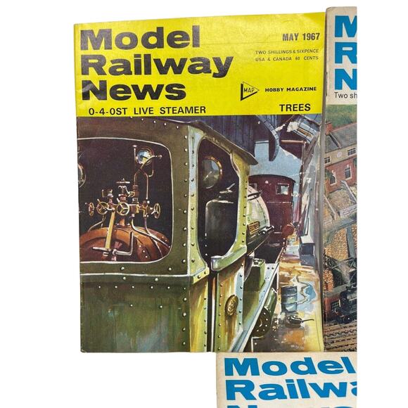 Model Railway News Hobby Magazine Lot of 3 May 1967 March 1969 October 1969 - Picture 2 of 8